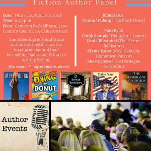 Authors get their best feedback from author events